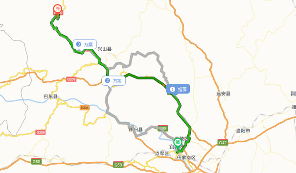 宜昌、荊州方向