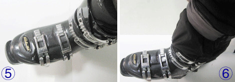 如何正確穿雙板滑雪鞋3