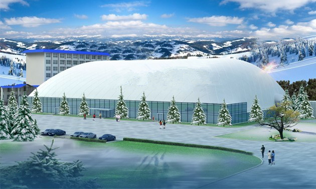 氣膜室內(nèi)滑雪場(chǎng)