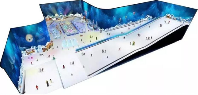 Snow world interior