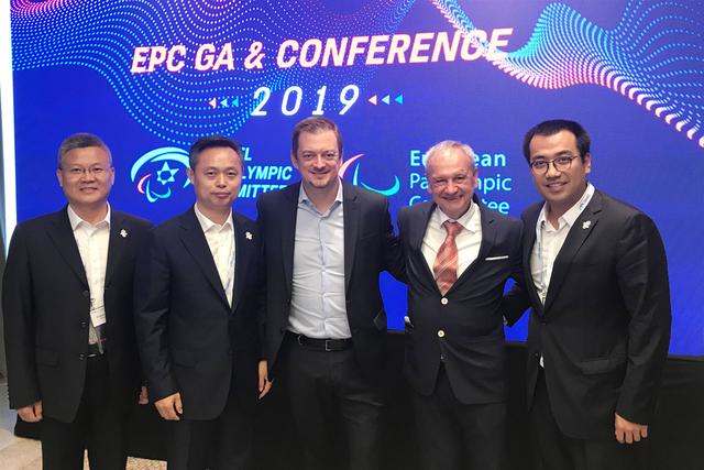 北京冬奧組委代表團參加2019年歐洲殘奧會全會