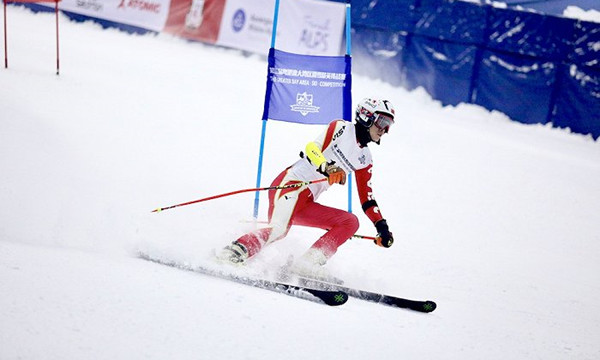 第二屆粵港澳大灣區(qū)滑雪精英挑戰(zhàn)賽現(xiàn)場